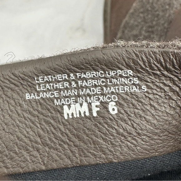 Born Boots Womens Size 7 Brown Leather Wedge Biker Mid Calf Buckle Zip F59106 - Picture 10 of 14